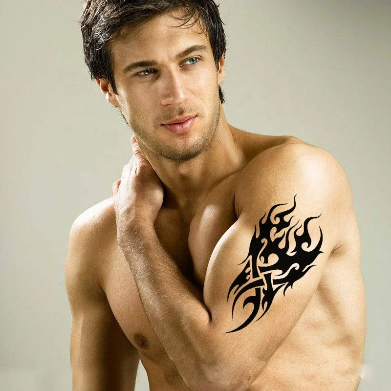 Fashionable Men Cool Body Art Tattoo Sticker/Temporary Arm Tattoo Stickers, Colorful
Fashionable Men Cool Body Art Tattoo Sticker/Temporary Arm Tattoo Stickers, Colorful