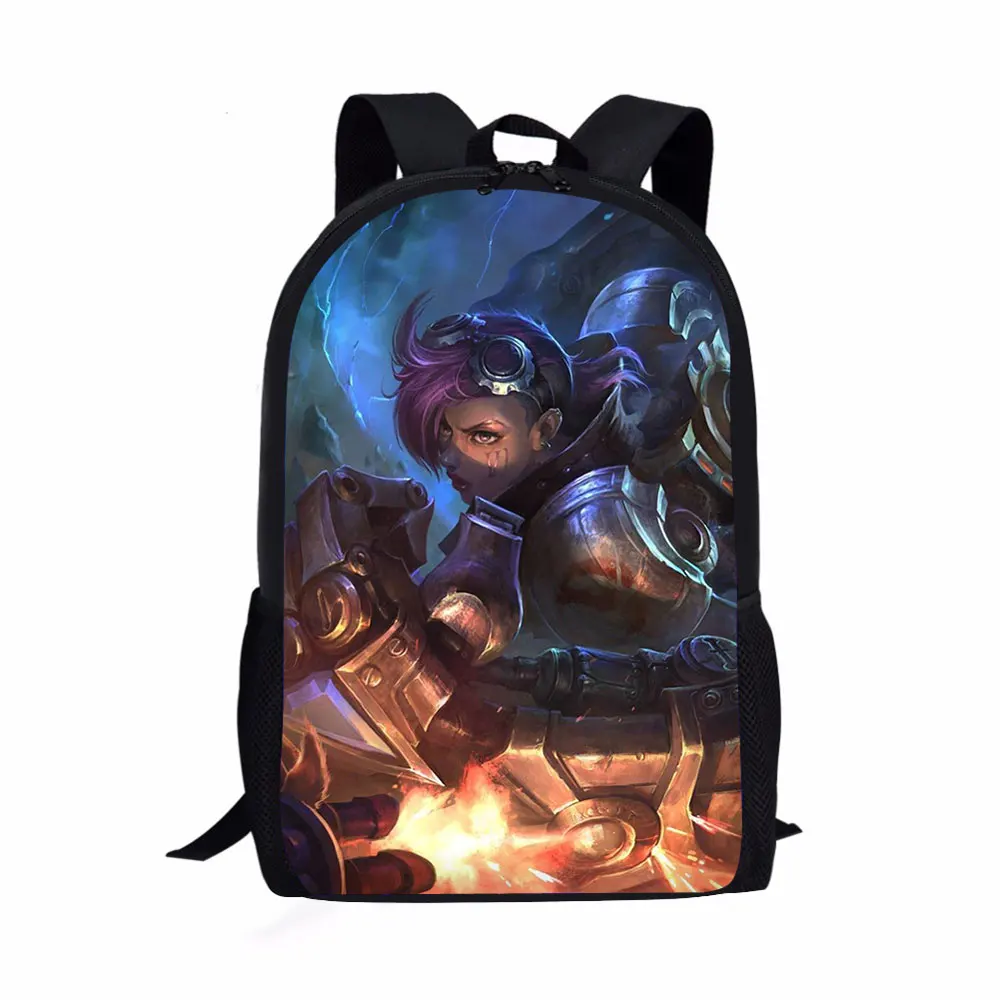 Customized fashion design LOL Arcane DIY image Polyester kids children school bags backpack
Customized fashion design LOL Arcane DIY image Polyester kids children school bags backpack