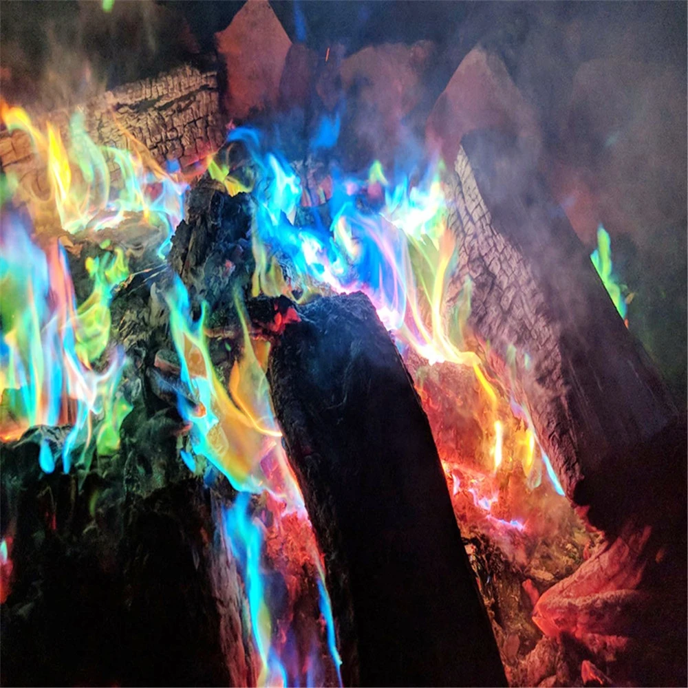 Outdoor Bonfire Party Magic Flame Powder Christmas Decoration Colorful Flame Powder Mysterious Fireplace Flame
Outdoor Bonfire Party Magic Flame Powder Christmas Decoration Colorful Flame Powder Mysterious Fireplace Flame