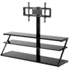 Adjustable Universal Glass Design Plasma Floor Desktop TV Stand Led/LCD General Use For Living Room Furniture Wholesale