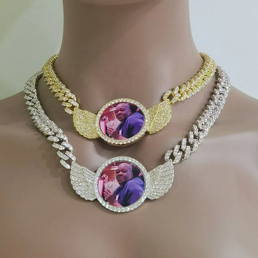 cuban link diamond new hot distinctive customize photo memory pendant necklace
cuban link diamond new hot distinctive customize photo memory pendant necklace