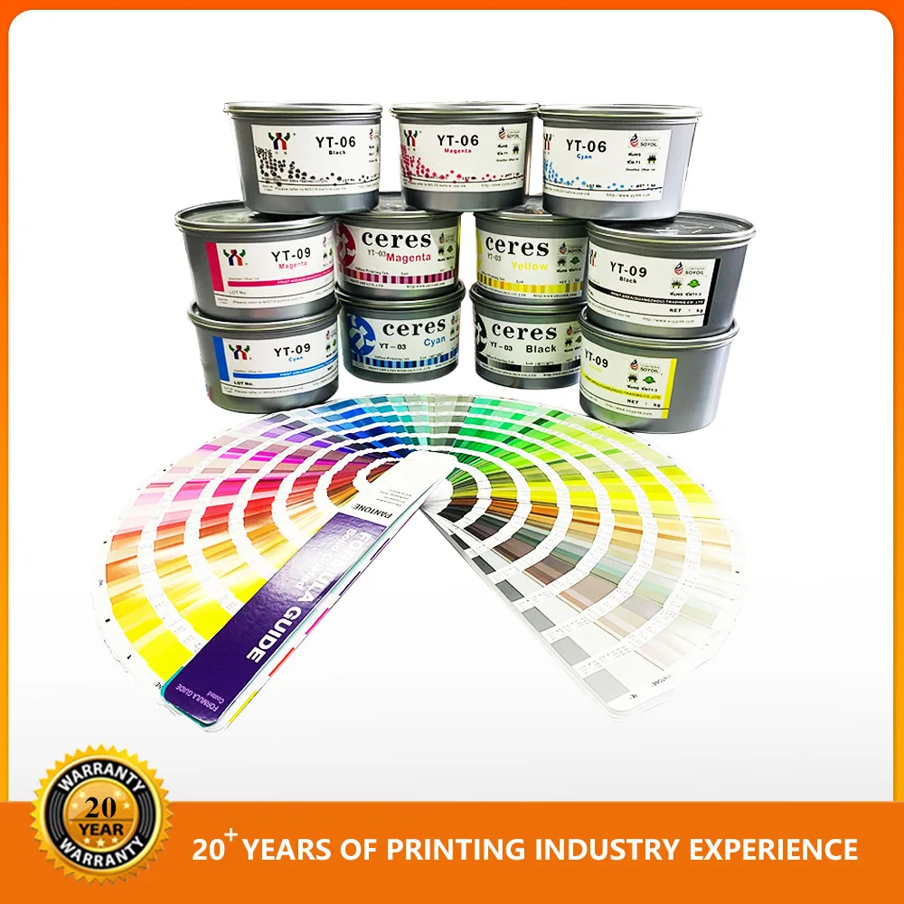 ISO9001 and MSDS Certified UV Offset Printing Ink with 36 Months Shelf Time for Sheet-fed Press