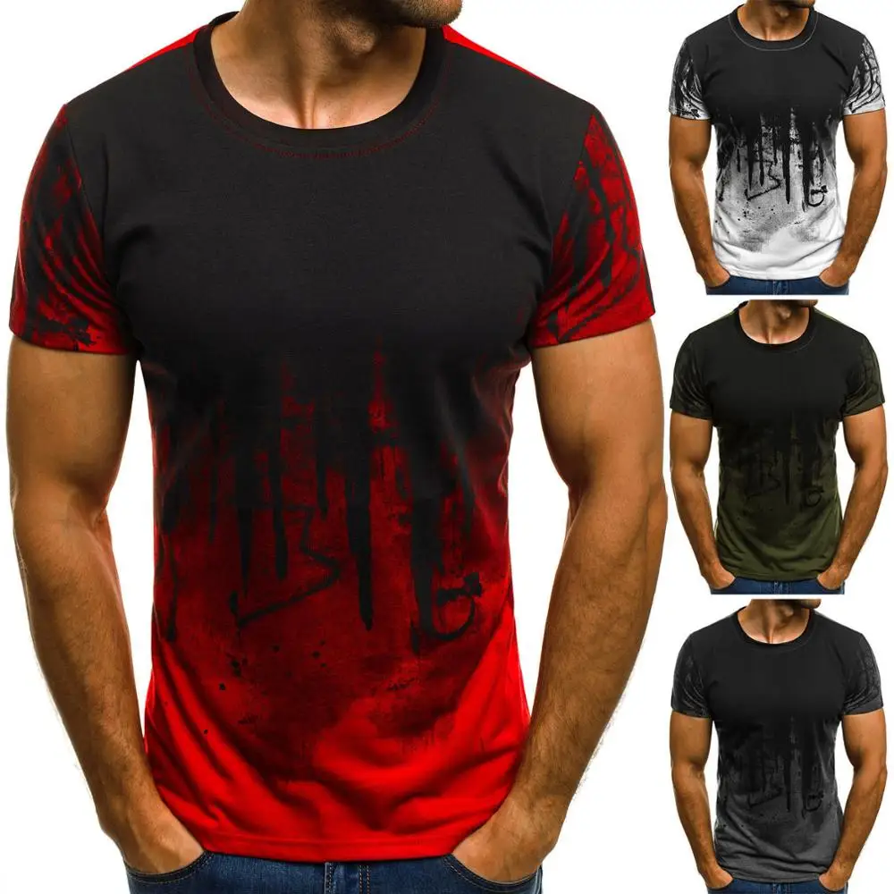 2021 new High quality custom men exercise camouflage printed t-shirts with short sleeves
2021 new High quality custom men exercise camouflage printed t-shirts with short sleeves