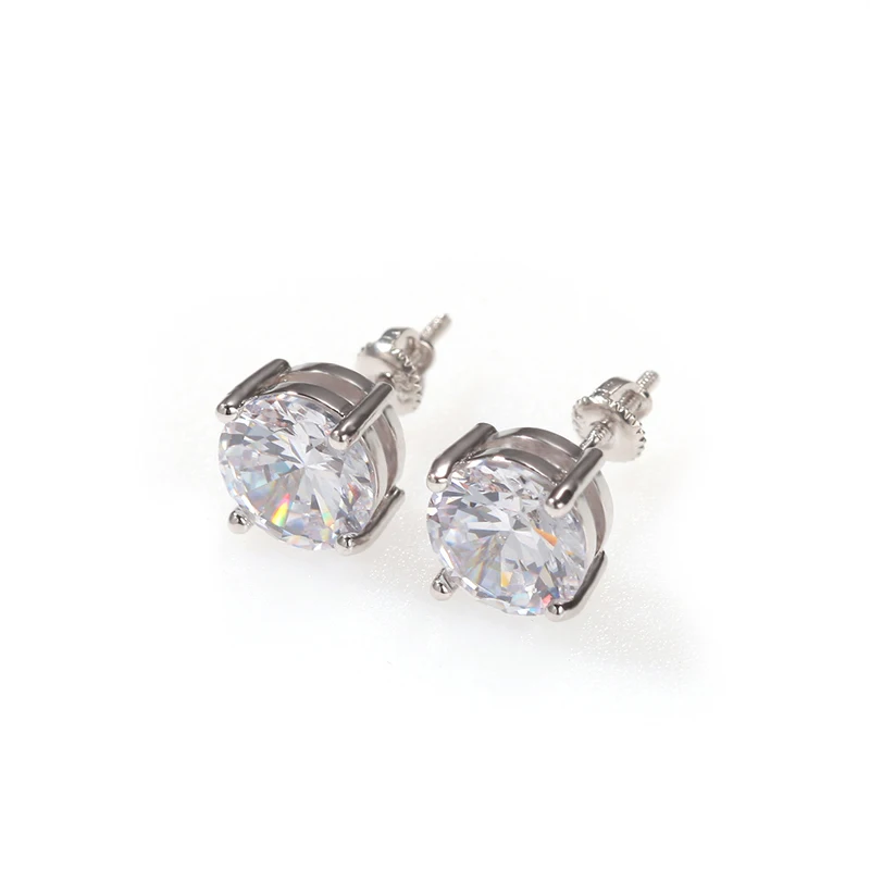 Blues RTS Hip hop Classic Round CZ Big zircon earring for Wedding Jewelry, Gold and silver
Blues RTS Hip hop Classic Round CZ Big zircon earring for Wedding Jewelry, Gold and silver