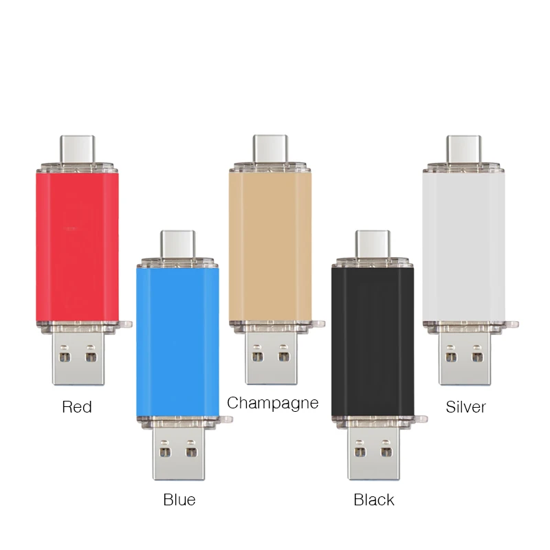 Type C OTG USB Flash Drives Hot Sale High Quality Custom Logo Metal 3.0 2 in 1 A-class Flash Chip 1 Year Warrenty
Type C OTG USB Flash Drives Hot Sale High Quality Custom Logo Metal 3.0 2 in 1 A-class Flash Chip 1 Year Warrenty