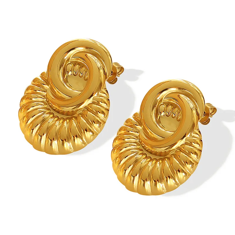 wholesale studs earrings 18K gold plated stainless steel earrings jewelry women
wholesale studs earrings 18K gold plated stainless steel earrings jewelry women