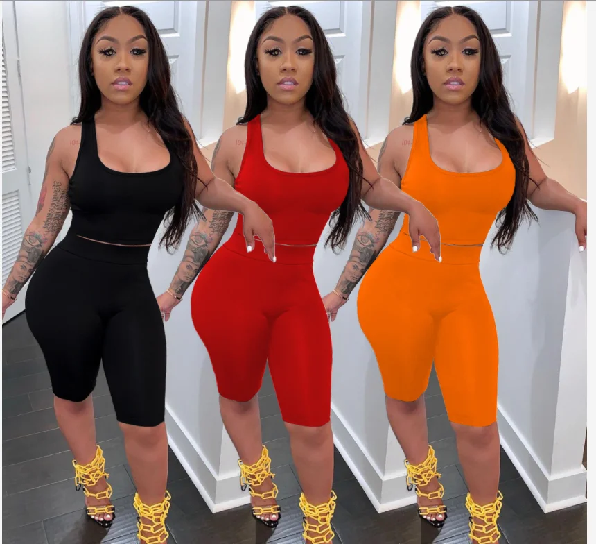 2021 Women two Piece Set Clothing matching set Bodycon Women Tube Tops Tracksuits Pant Trousers 2 Piece Biker Short Sets, Picture
2021 Women two Piece Set Clothing matching set Bodycon Women Tube Tops Tracksuits Pant Trousers 2 Piece Biker Short Sets, Picture