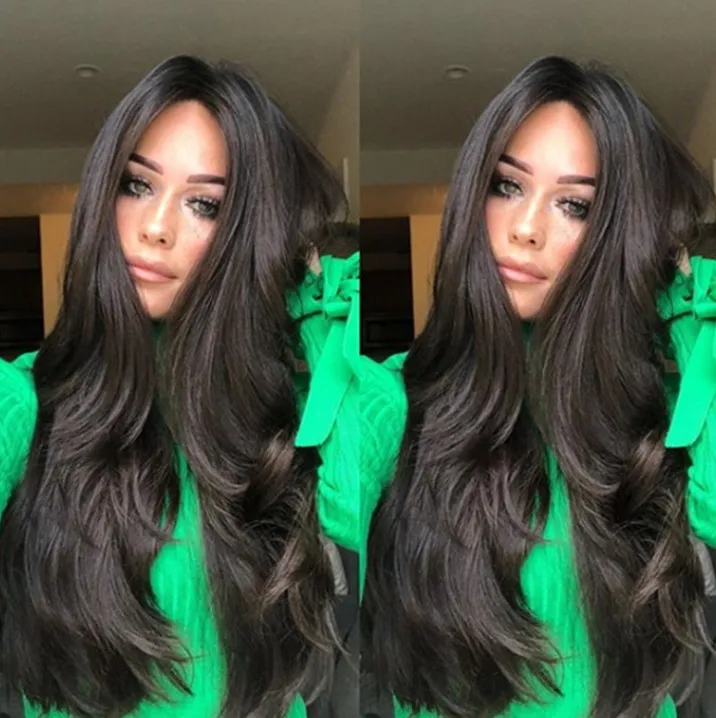 he20118c Middle Part Long Curly Female Long Hair Big Waves Curly Black Wig 2020, As picture
he20118c Middle Part Long Curly Female Long Hair Big Waves Curly Black Wig 2020, As picture