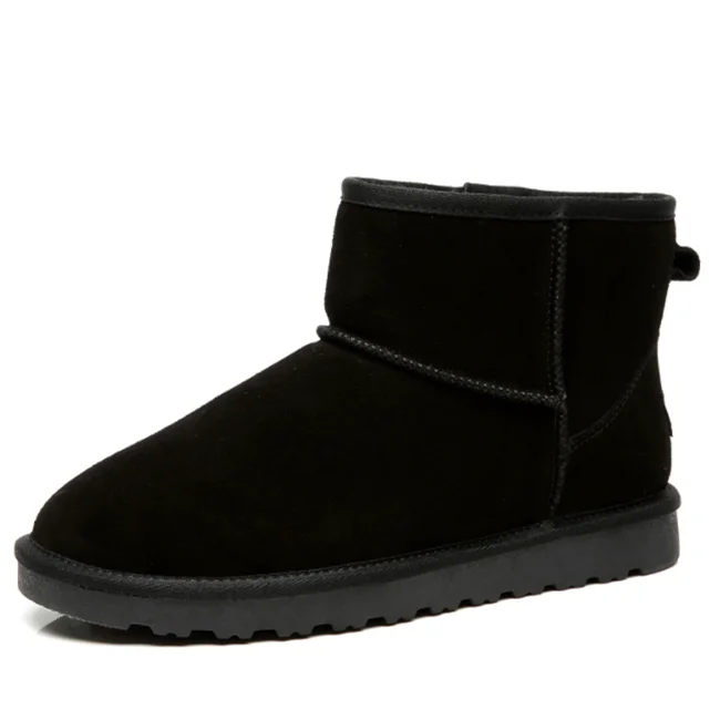 Winter New Couples Flat Bottom Short Tube Cotton Shoes Plus Down Thickened Waterproof Non-Slip Leather Snow Boots
Winter New Couples Flat Bottom Short Tube Cotton Shoes Plus Down Thickened Waterproof Non-Slip Leather Snow Boots