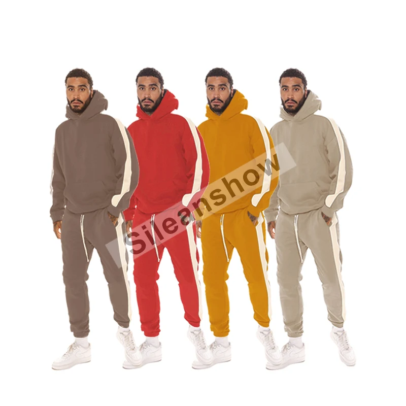 Hot Sale Factory Direct Hoodie Streetwear Pullover Plain Stripe Hoodie And Pant& Jogger Set
Hot Sale Factory Direct Hoodie Streetwear Pullover Plain Stripe Hoodie And Pant& Jogger Set