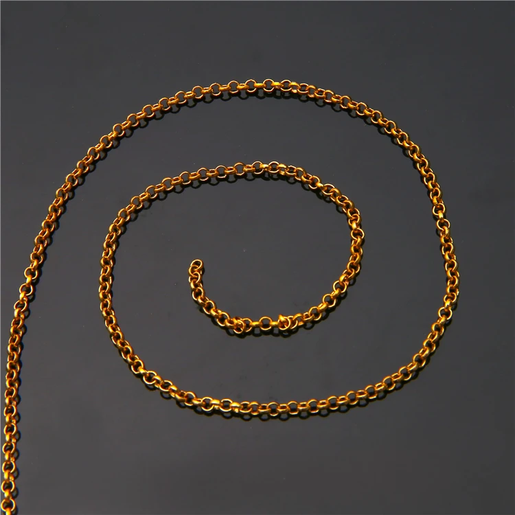 Sales By The Meter/high Quality DIY Jewelry Accessories Gold Plated O-shaped Chains For Jewelry Making Bracelet Necklace
Sales By The Meter/high Quality DIY Jewelry Accessories Gold Plated O-shaped Chains For Jewelry Making Bracelet Necklace