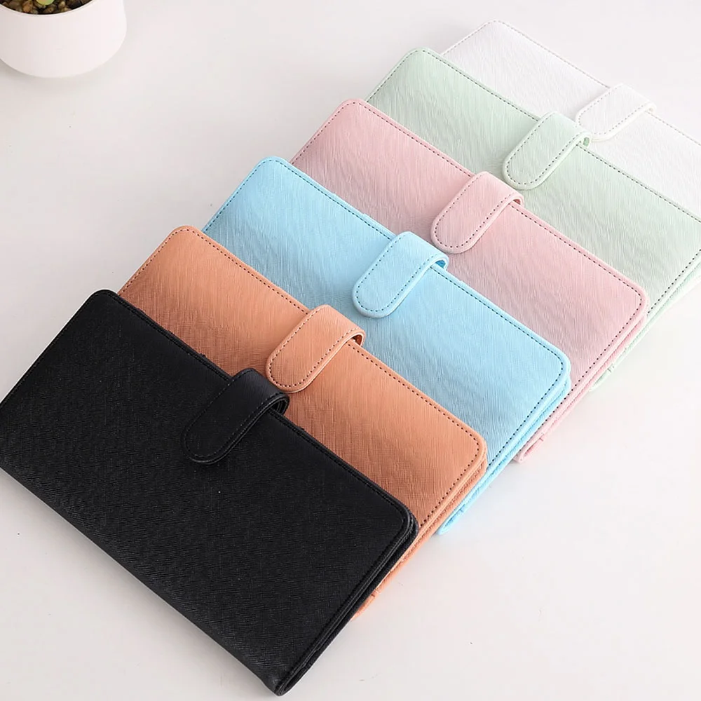 6 Existing Color Saffiano Slim Wallet Ring-less Vegan Leather Agenda Cover for for Hobonichi Weeks/Weeks Mega with Back Pockets
6 Existing Color Saffiano Slim Wallet Ring-less Vegan Leather Agenda Cover for for Hobonichi Weeks/Weeks Mega with Back Pockets