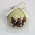 2020 new design christmas bird decoration with 70mm diameter
