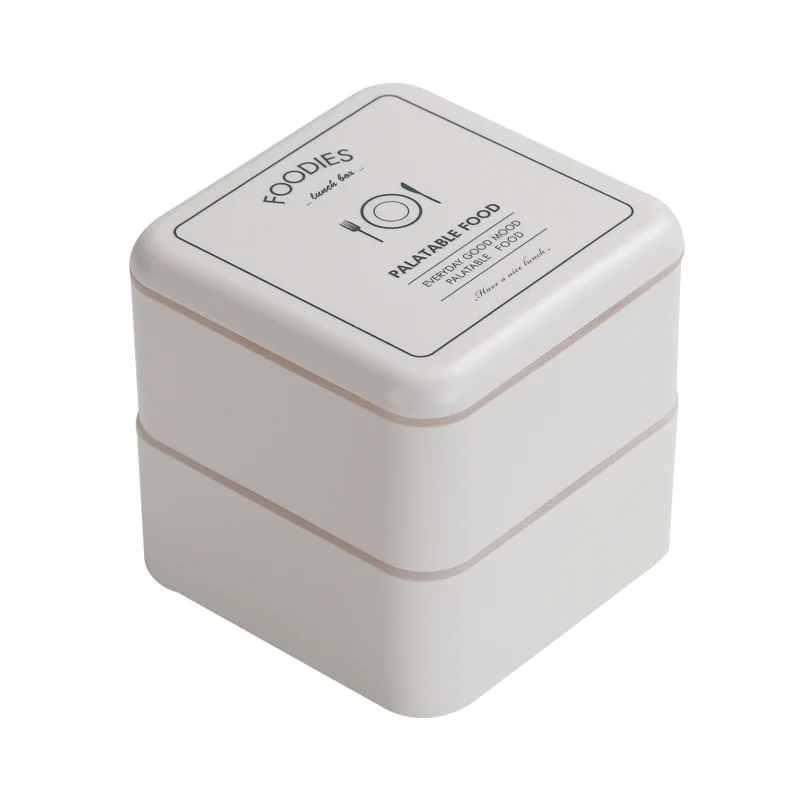 Nordic style double-layer microwaved kids lunch box set plastic lunch box with tableware, White
Nordic style double-layer microwaved kids lunch box set plastic lunch box with tableware, White