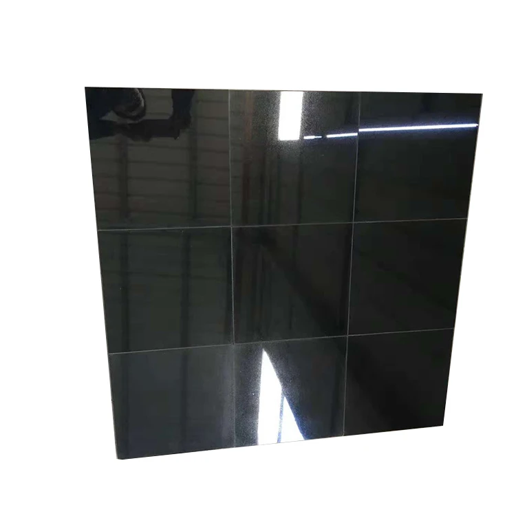 Cheap big low price Big Slab,Tiles,stair black galaxy granite stone