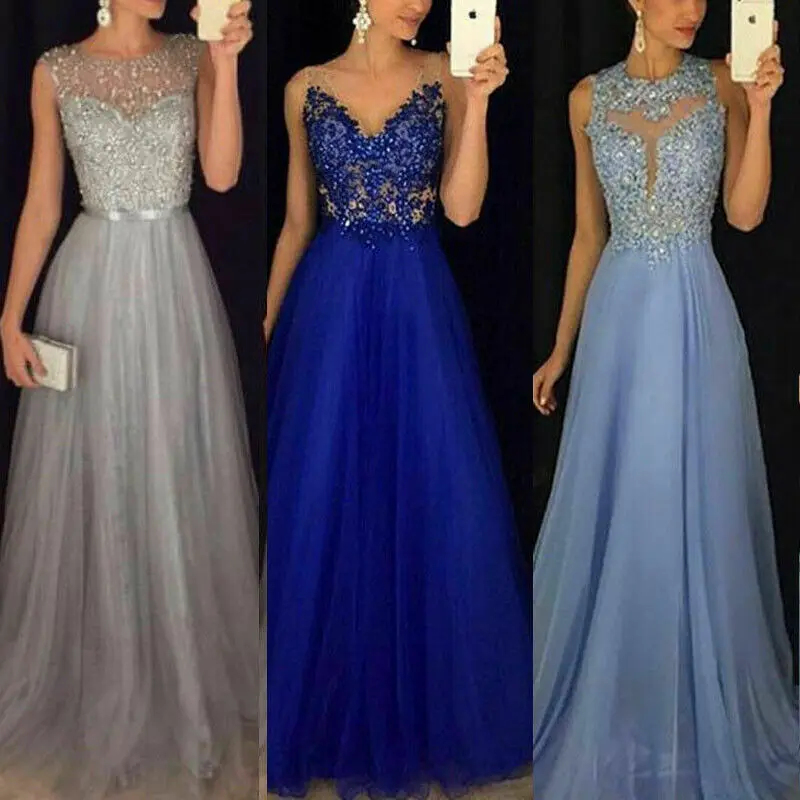 Women Formal Gown Dresses Wedding Evening Party Prom Long Dress New Arrival Lace Floral Maxi Dresses
Women Formal Gown Dresses Wedding Evening Party Prom Long Dress New Arrival Lace Floral Maxi Dresses