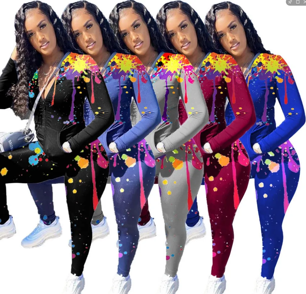 S&J Fall Inkjet Printing Big Pocket Loose Body Suit Women Zipper Long Sleeve Dyeing Women Jogging Tracksuit 2 Piece Set
S&J Fall Inkjet Printing Big Pocket Loose Body Suit Women Zipper Long Sleeve Dyeing Women Jogging Tracksuit 2 Piece Set