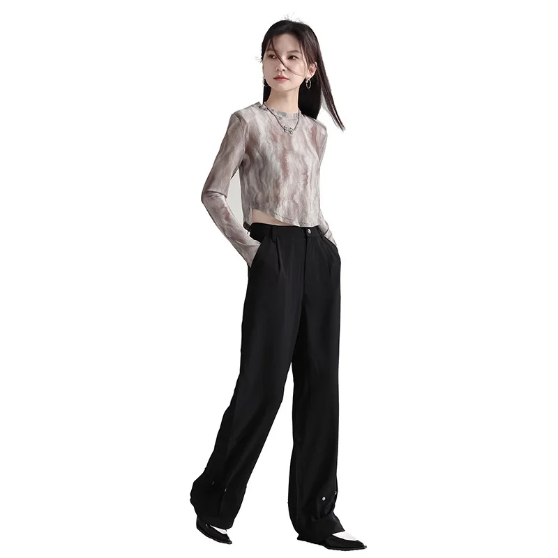Clothes Women 2023 Autumn Fashion Women's Pants High Waist Hidden Buckle Closed Hem Personalized Western Pants
Clothes Women 2023 Autumn Fashion Women's Pants High Waist Hidden Buckle Closed Hem Personalized Western Pants