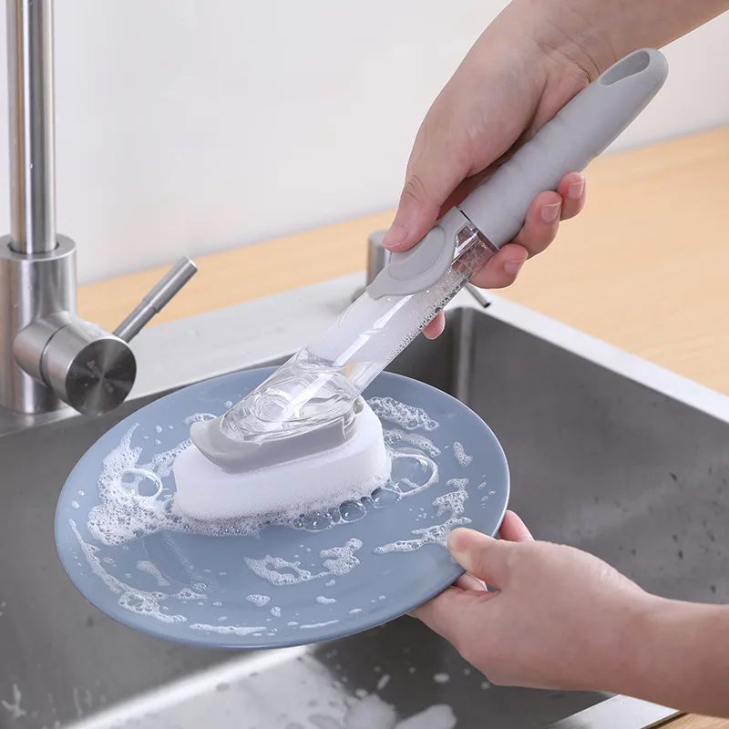 Automatic Liquid Addition Brush Pot Artifact Oil Wash Pot Brush Kitchen Cleaning Long Handle Decontamination Pot Brush
Automatic Liquid Addition Brush Pot Artifact Oil Wash Pot Brush Kitchen Cleaning Long Handle Decontamination Pot Brush