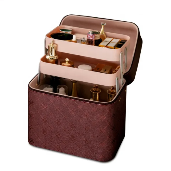 Ins Style Double Layer Makeup Bag Large Capacity Cosmetic Bag Portable Cosmetic Case
Ins Style Double Layer Makeup Bag Large Capacity Cosmetic Bag Portable Cosmetic Case