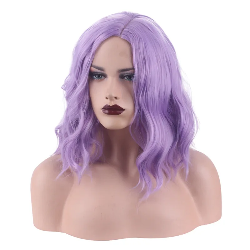 Purple Curly Shoulder Length Partial Big Scalp Instant Noodle Curly Short Hair High Temperature Silk Natural Daily Female Wigs, Pic showed
Purple Curly Shoulder Length Partial Big Scalp Instant Noodle Curly Short Hair High Temperature Silk Natural Daily Female Wigs, Pic showed