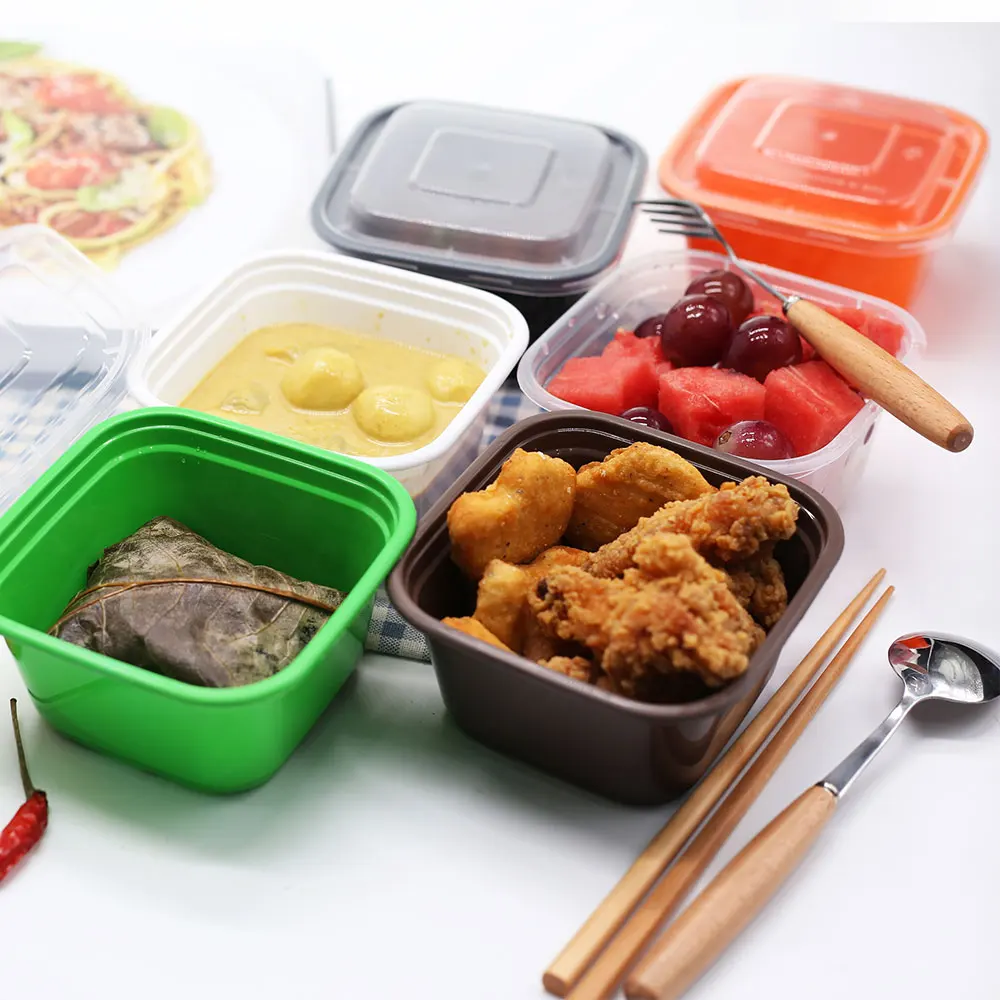 Wholesale square pp plastic microwavable food container fruit storage for fast food take away package
Wholesale square pp plastic microwavable food container fruit storage for fast food take away package