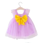 Summer cute cotton blend dresses kids baby girl princess dresses