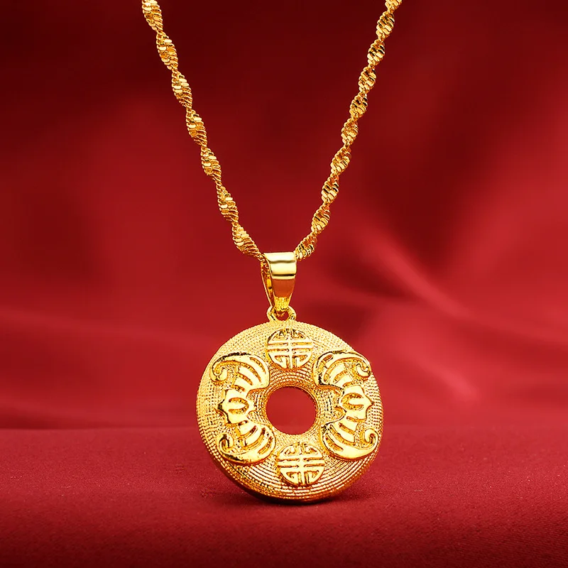 Delicate 14K Gold Necklace Pendant for Women Men Wedding Engagement Jewelry Round Yellow Gold Pendant No Chain Jewelry Gifts
Delicate 14K Gold Necklace Pendant for Women Men Wedding Engagement Jewelry Round Yellow Gold Pendant No Chain Jewelry Gifts