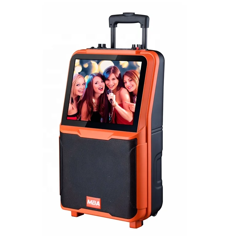 Wholesale consumer electronic 10 inch woofer 14 inch LCD screen big battery powered mobile trolley video speaker
Wholesale consumer electronic 10 inch woofer 14 inch LCD screen big battery powered mobile trolley video speaker