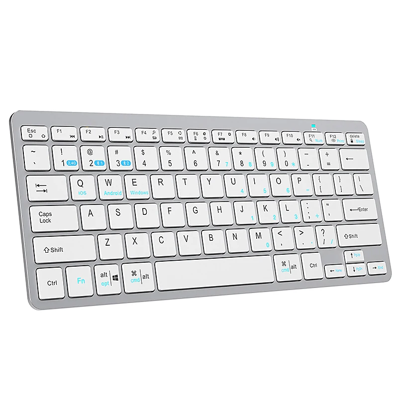 COUSO 2.4G Bluetooth teclado Rechargeable Office Computer Keyboard for Tablet Laptop White Mini Wireless Keyboard
COUSO 2.4G Bluetooth teclado Rechargeable Office Computer Keyboard for Tablet Laptop White Mini Wireless Keyboard