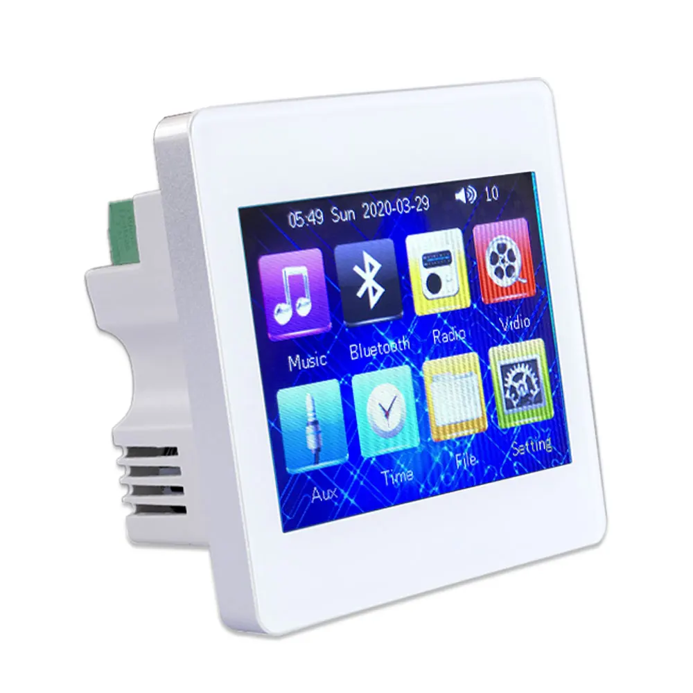 Home Ceiling Speaker PA System Blue-tooth Digital Stereo Amplifier Touch Display Keypads
Home Ceiling Speaker PA System Blue-tooth Digital Stereo Amplifier Touch Display Keypads