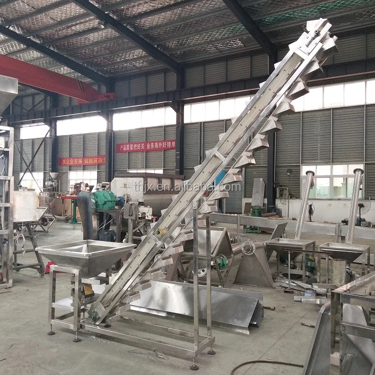 stainless steel grain bucket conveyor