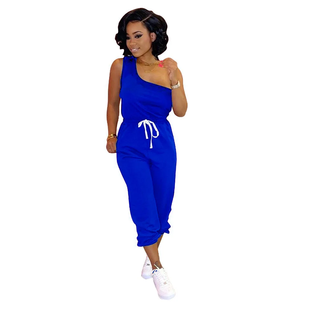 TS1005 Casual Sports Woman Two-Piece Clothing One Shoulder Top Jogger Set Women
TS1005 Casual Sports Woman Two-Piece Clothing One Shoulder Top Jogger Set Women