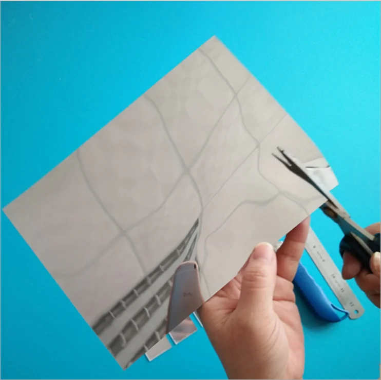 3D Mirrors Wall Sticker Self-adhesive Tiles Mirror Wall Stickers for Home Decor simple mirror wall sticker