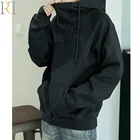 OEM Service Promotion Plain Hoodies Promotion Custom Men Funnel Neck Plain Hoodies