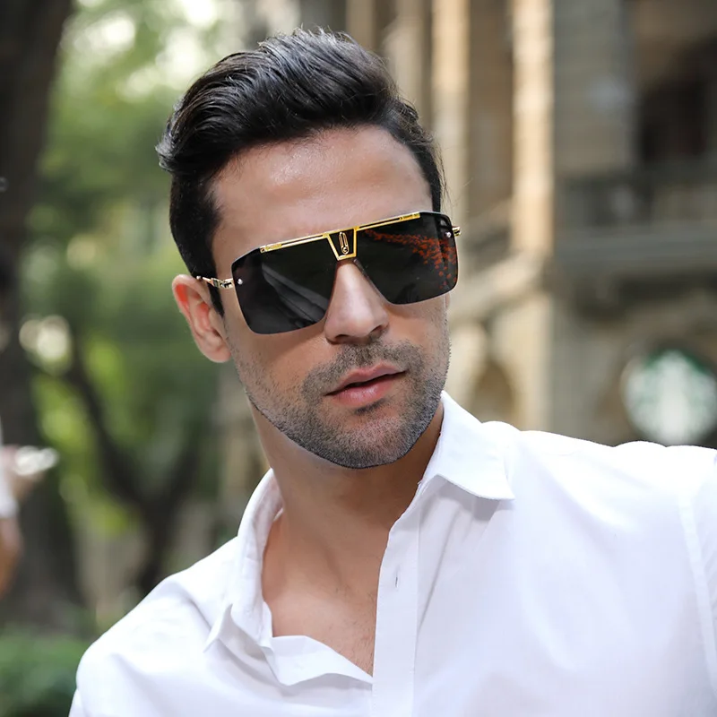 Mens 2021 Oversized Sun Glasses Custom Designer Sunglasses Men
Mens 2021 Oversized Sun Glasses Custom Designer Sunglasses Men