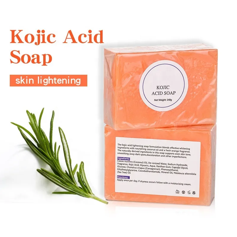

Private Label 100G 140G 200G Natural Organic Bath Toilet Soap Body Whitening Handmade Kojic Acid Glutathione Face Soap