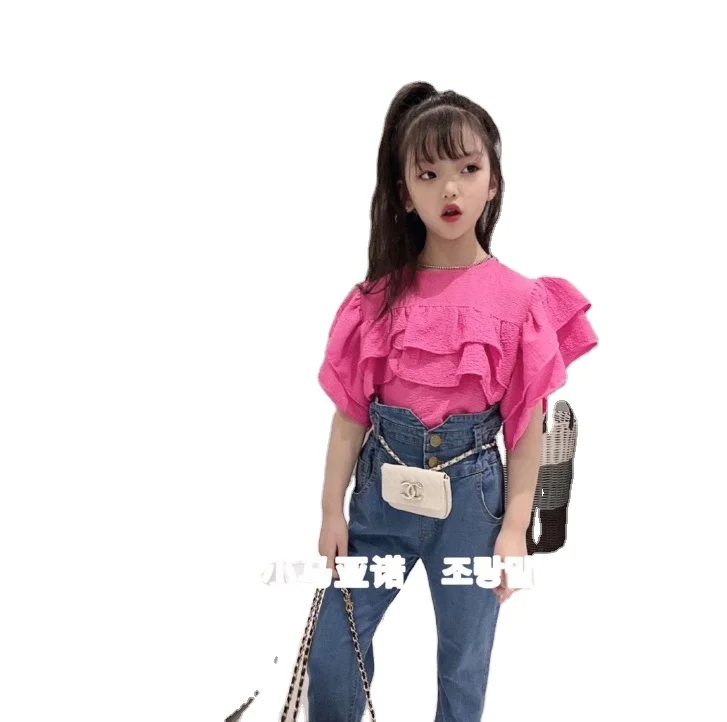B1722D012 spring summer new arrival infant baby girl flower sleeve under shirts ruffles toddler girls tops fashion bishop
B1722D012 spring summer new arrival infant baby girl flower sleeve under shirts ruffles toddler girls tops fashion bishop