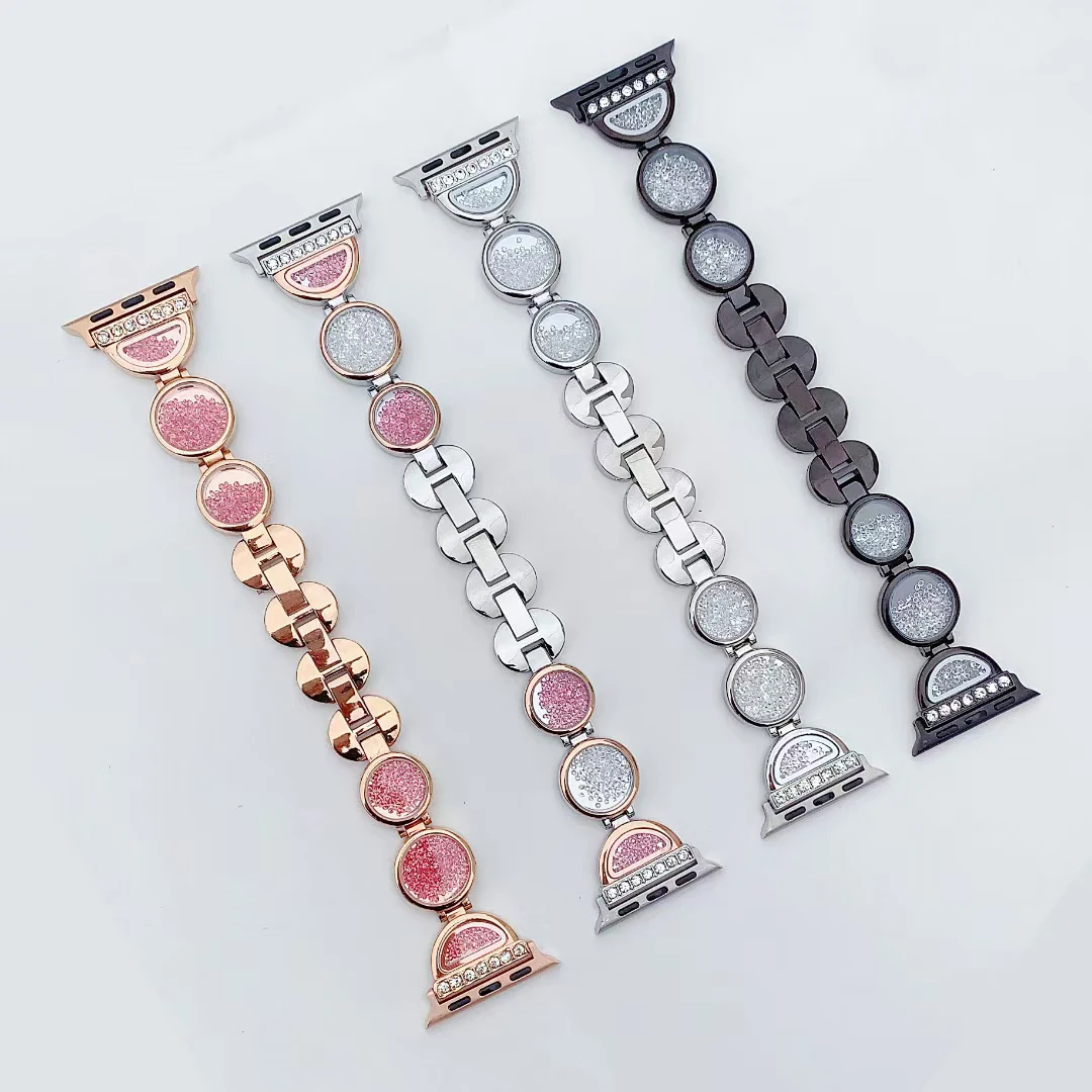 Women Metal Bracelet for Apple Watch SE 40mm 44mm Band Series 6/5/4/3/2/1 Slim Stainless Steel Wrist Strap for iWatch SE 6 Bands
Women Metal Bracelet for Apple Watch SE 40mm 44mm Band Series 6/5/4/3/2/1 Slim Stainless Steel Wrist Strap for iWatch SE 6 Bands