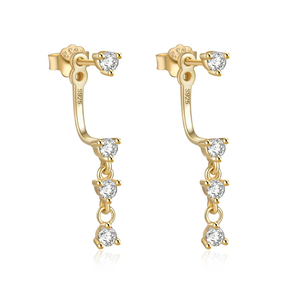 wholesale silver earring jewelry women 925 sterling silver tassel diamond zircon stud earring 18K gold plated earrings women
wholesale silver earring jewelry women 925 sterling silver tassel diamond zircon stud earring 18K gold plated earrings women