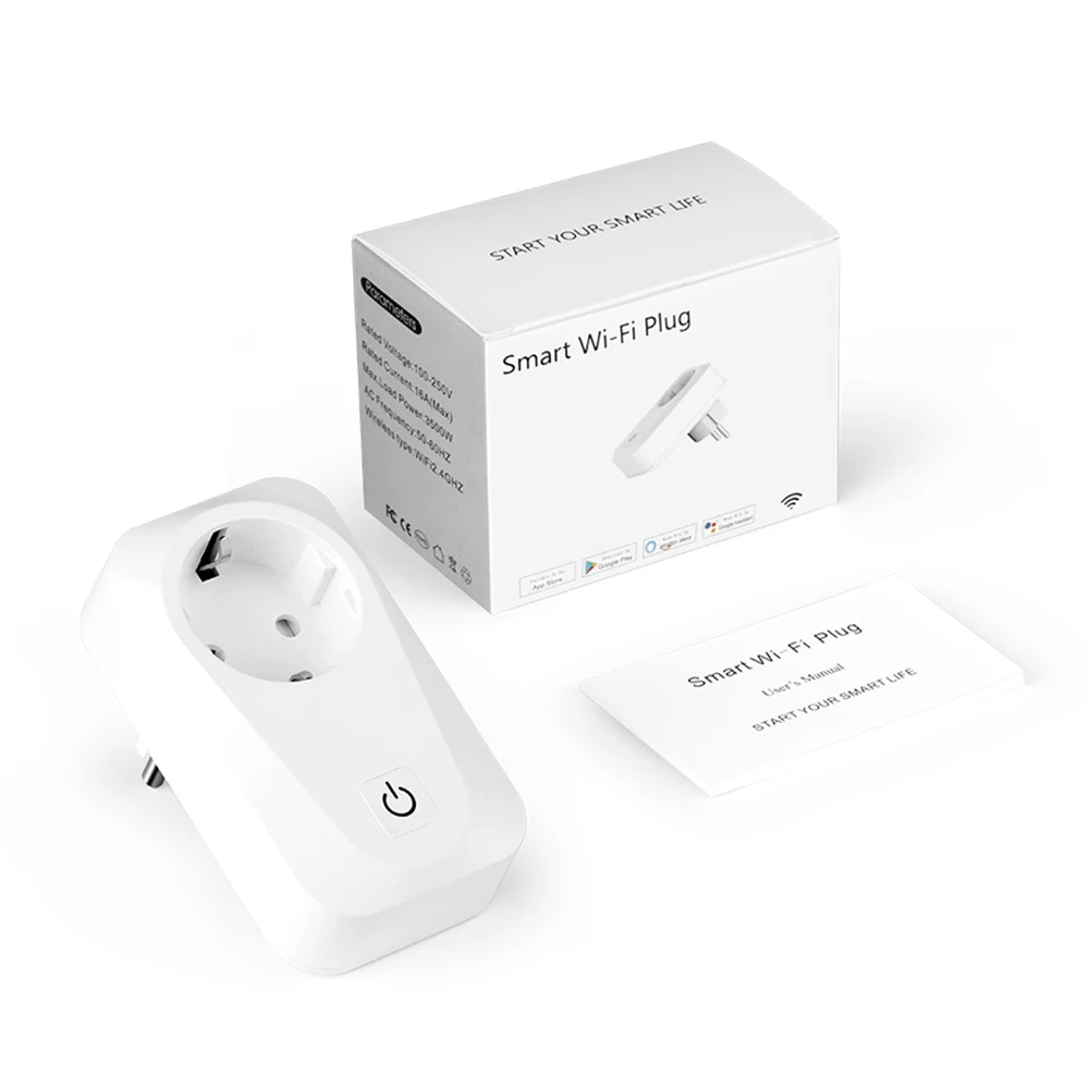 S02 Smart Wi-Fi Plug Socket Phone Remote Control Timer Function Countdown Voice Control For Alexa/Google EU Plug Smart Home
S02 Smart Wi-Fi Plug Socket Phone Remote Control Timer Function Countdown Voice Control For Alexa/Google EU Plug Smart Home