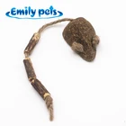 Catnip wholesale pet shop products cat toys long tail mouse actinidia polygama