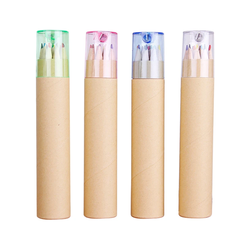 Custom 12 colors Tube Pencil Multicolor Student Wooden pencils 7 inch Color Pencil for Kids
Custom 12 colors Tube Pencil Multicolor Student Wooden pencils 7 inch Color Pencil for Kids