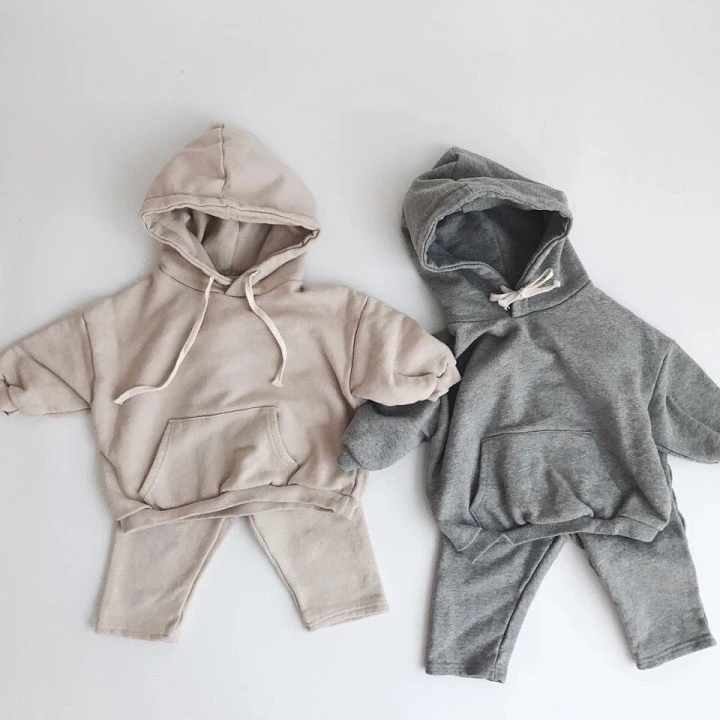 Hooded top and casual pant kids sets solid color sweatshirt sets baby outfit clothes, As pic
Hooded top and casual pant kids sets solid color sweatshirt sets baby outfit clothes, As pic