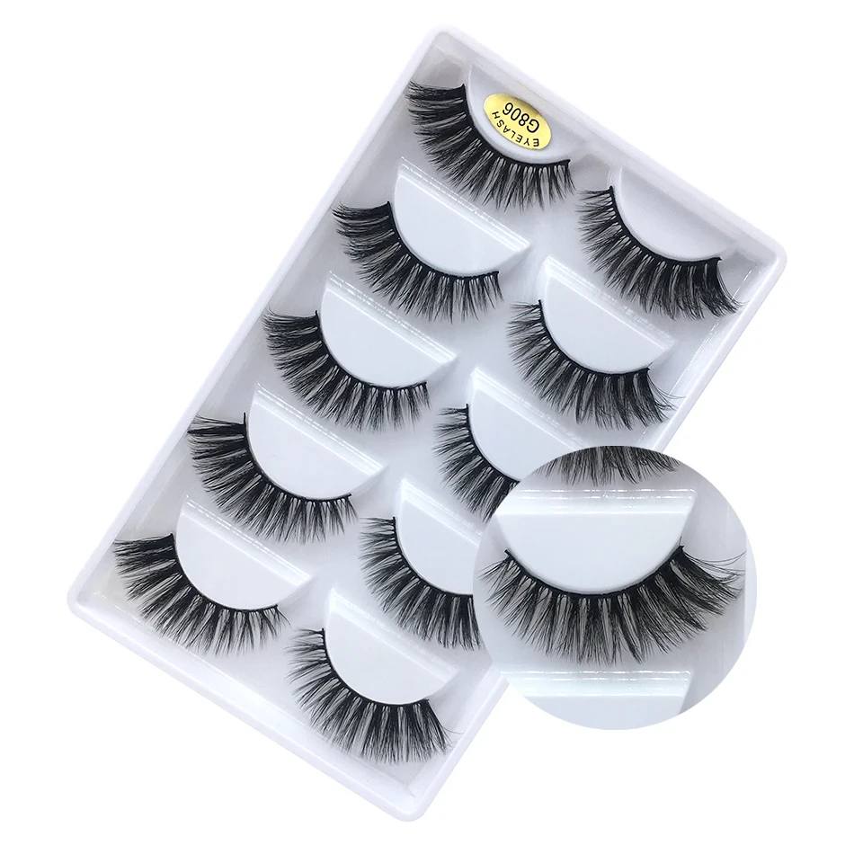 5 Pairs Mink Eyelashes 2020 New 3D Mink Lashes Thick HandMade Full Strip Fake Lashes Make up Eye lashes False Eyelash Makeup, Black
5 Pairs Mink Eyelashes 2020 New 3D Mink Lashes Thick HandMade Full Strip Fake Lashes Make up Eye lashes False Eyelash Makeup, Black