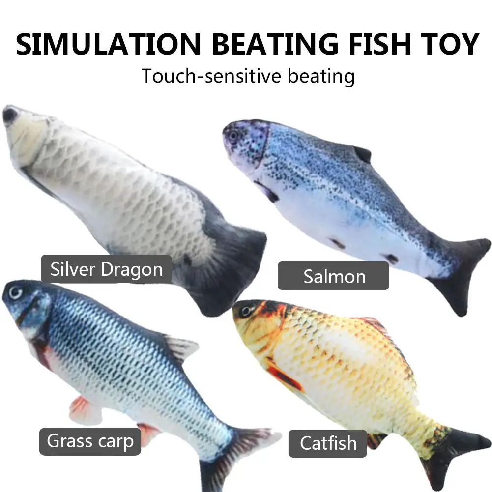 Interactive Cat Nip Electric Fish Cat Toys for Christmas