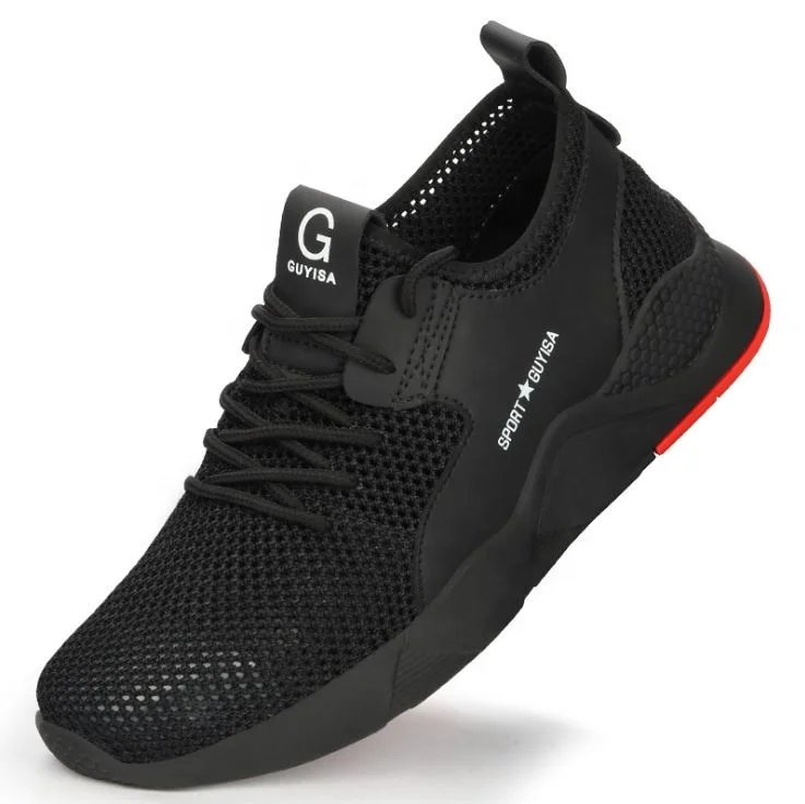 Four seasons mesh type safety shoes anti-smash anti-piercing wear-resistant fashionable breathable protective work shoes, Black
Four seasons mesh type safety shoes anti-smash anti-piercing wear-resistant fashionable breathable protective work shoes, Black