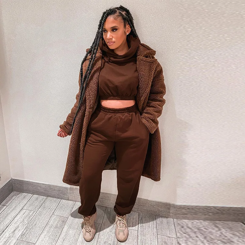 Women Athleisure Suit Set Long Sleeve Crop Hoodies Sweatshirts Joggers Pants Sweatpants Gym Running Casual 2 Pieces Set
Women Athleisure Suit Set Long Sleeve Crop Hoodies Sweatshirts Joggers Pants Sweatpants Gym Running Casual 2 Pieces Set