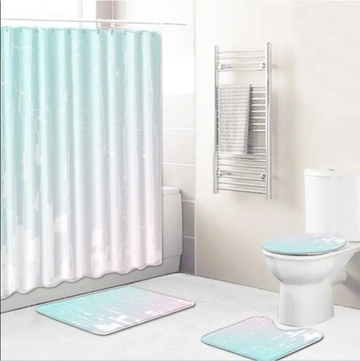 Bathroom Floor Mat Sets Anti Slip Tulips Design Shower Curtains Bath Mat Contour Rug Toilet Lid Cover Carpet, White
Bathroom Floor Mat Sets Anti Slip Tulips Design Shower Curtains Bath Mat Contour Rug Toilet Lid Cover Carpet, White