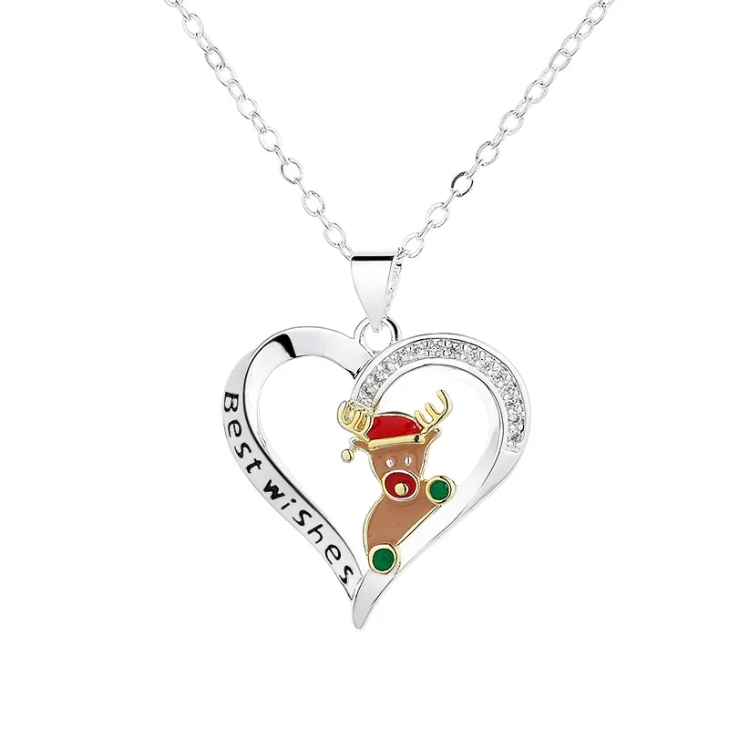 2022 New Christmas Pendant Necklace Fashion Best Wishes Necklace Santa Claus Heart Oil Drop Necklace for Women
2022 New Christmas Pendant Necklace Fashion Best Wishes Necklace Santa Claus Heart Oil Drop Necklace for Women